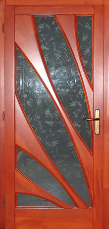 Borovi fenyő - festve - Palló/UTH átfogó tokkal - BBA - 11 borovi fenyő beltéri ajtó (bor-509)