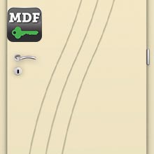 Mart felületű festett MDF beltéri ajtó
