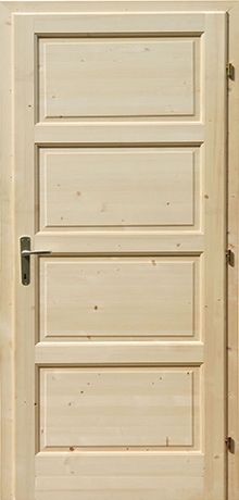 Lucfenyő UTH átfogó tokos - festve - BBA - E4T-UTH lucfenyő beltéri ajtó (luc-1666)