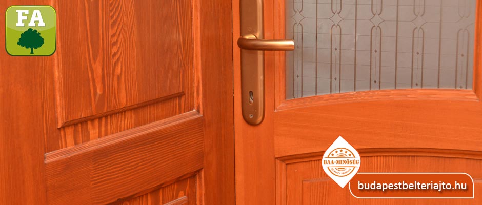 Van szebb egy valódi fa beltéri ajtónál?